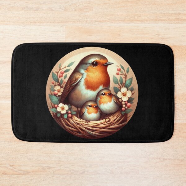 Item preview, Robin Bird with Family designed and sold by Azrora.