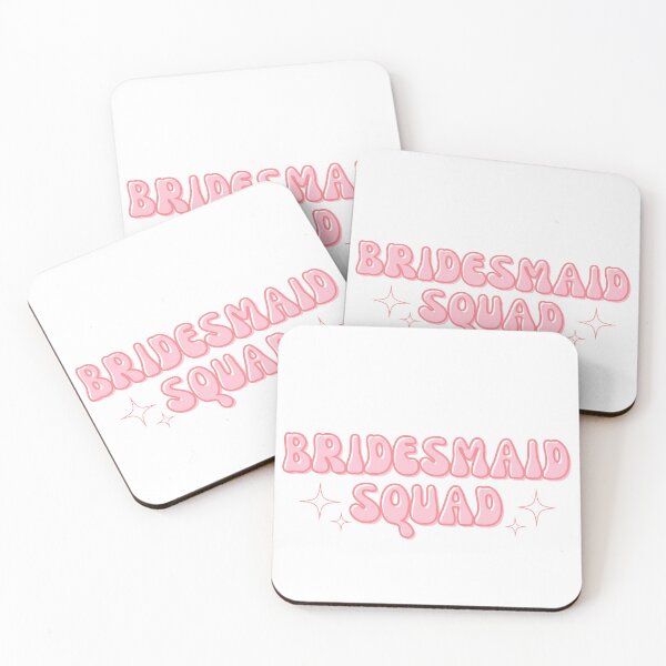 Item preview, Bridesmaid Squad in Light Pink designed and sold by Alli Marie Designs.