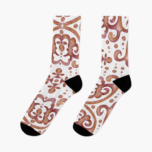 Item preview, Byzantine pattern, Brown on white background designed and sold by Alex  Blud.