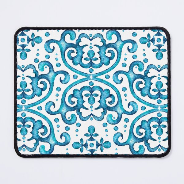 Item preview, Byzantine pattern, Light Blue on White Background designed and sold by Alex Blud.