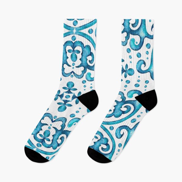 Item preview, Byzantine pattern, Light Blue on White Background designed and sold by Alex  Blud.