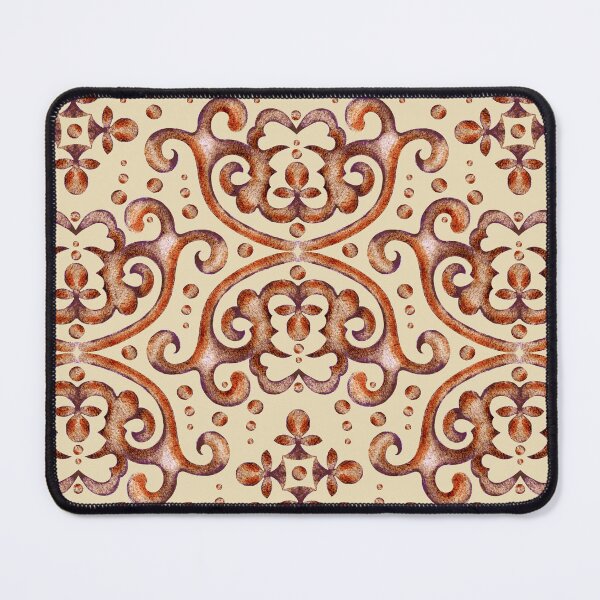 Item preview, Byzantine pattern, Brown on yellow background designed and sold by Alex Blud.