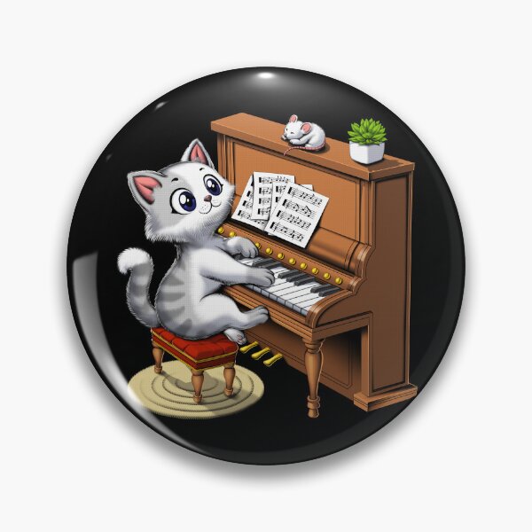 Item preview, Cat Playing Piano designed and sold by underheaven.