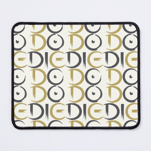 Item preview, Do Die Do Self Motivational Line in Black and Gold Color for Ambitious Person Who Works Hard and are Eager to Succeed designed and sold by Wiggly Lines.