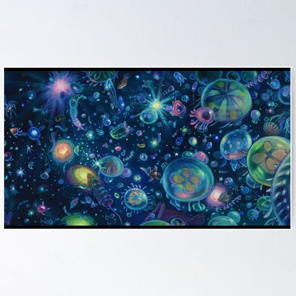 Item preview, Ponyo Painting Jellyfish Anime Underwater designed and sold by AsiaTownStore.