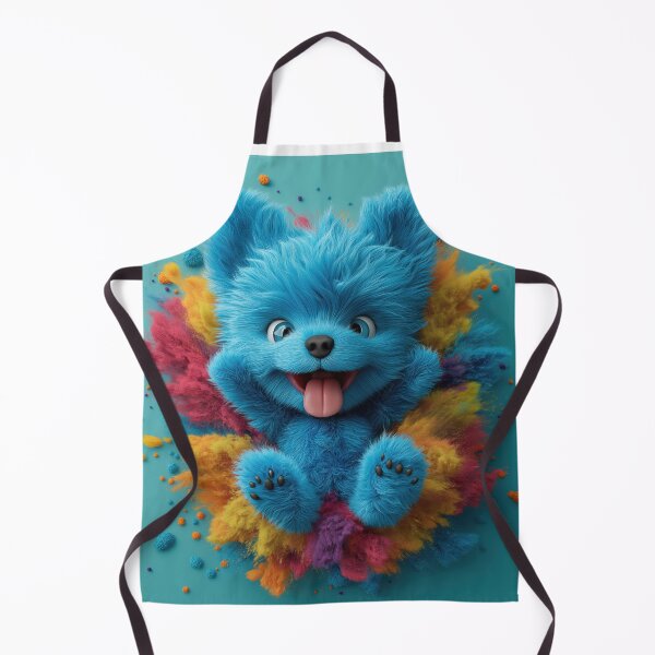 Item preview, Blue puppy surrounded by colors designed and sold by Osintown.