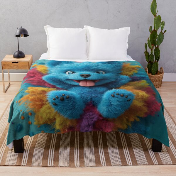 Item preview, Blue puppy surrounded by colors designed and sold by Osintown.