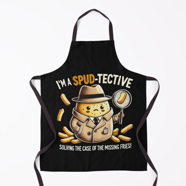 Item preview, "Spud-tective Potato Solving the Case of the Missing Fries" designed and sold by Pyroluxe.