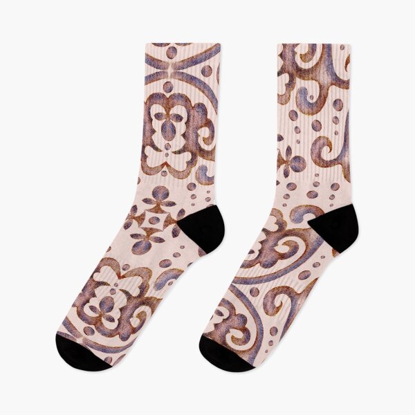 Item preview, Byzantine pattern, Brown and blue on a pink background designed and sold by Alex  Blud.