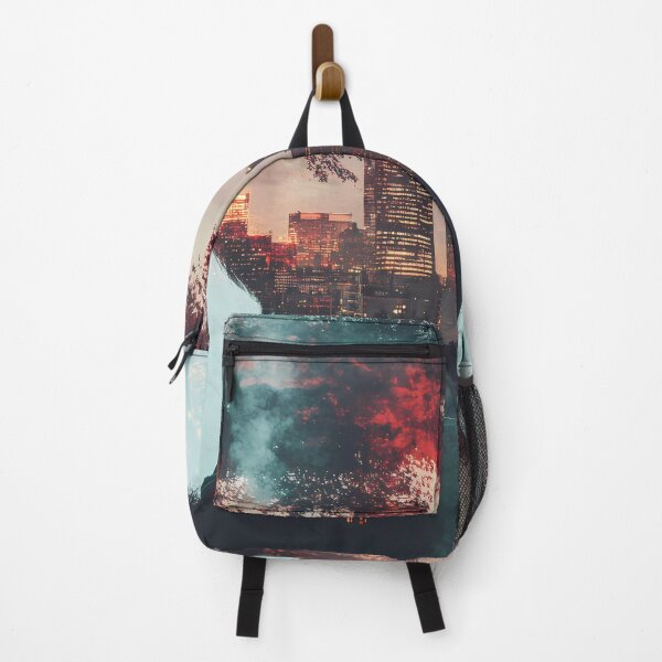 Item preview, "Urban Soul: Cityscape Reflections in a Man's Silhouette" designed and sold by riccardoscrocca.