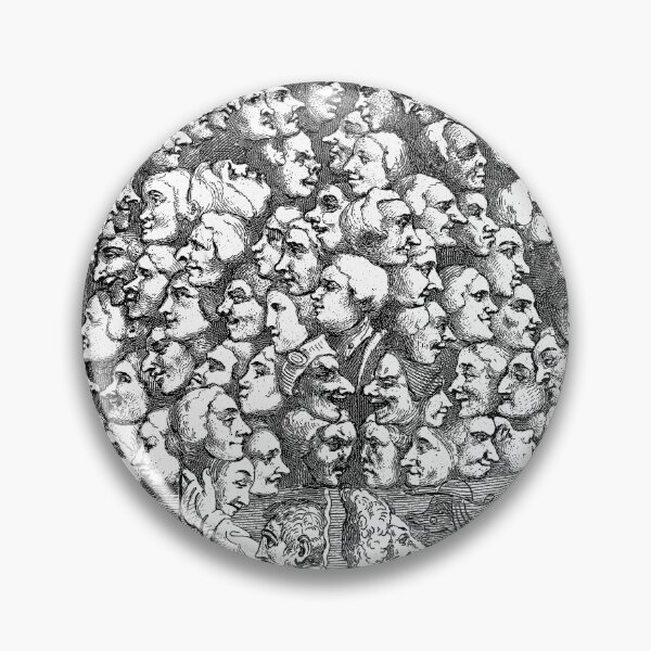Item preview, Characters and Caricaturas by William Hogarth (1743) designed and sold by BERGULATOR.