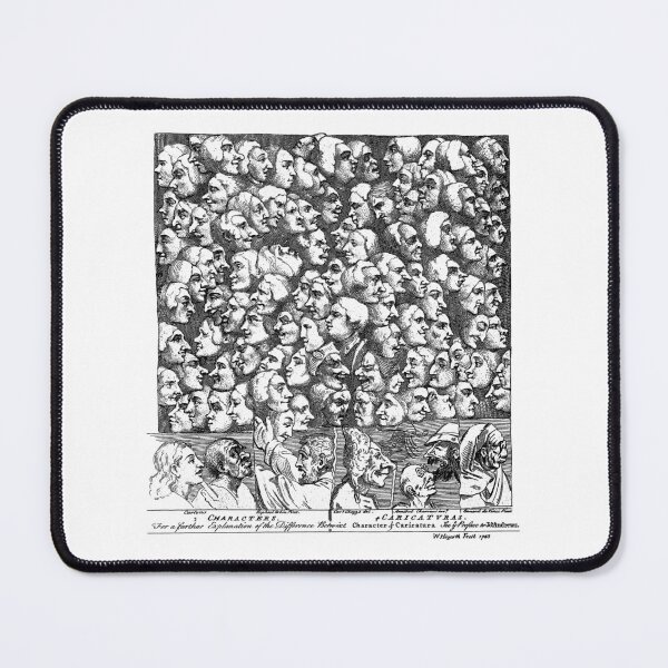 Item preview, Characters and Caricaturas by William Hogarth (1743) designed and sold by BERGULATOR.