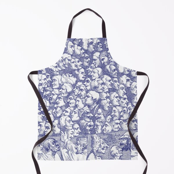 Item preview, Characters and Caricaturas by William Hogarth (1743) blue designed and sold by BERGULATOR.