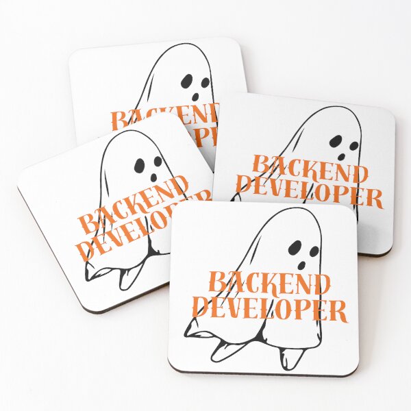 Item preview, Backend Developer - Ghostly Halloween Design designed and sold by al3ksan.