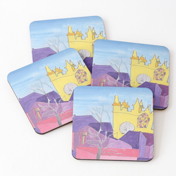 Item preview, Church and Rooftops at Dusk designed and sold by SomeHappyThing.