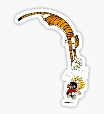 Calvin and Hobbes Sticker