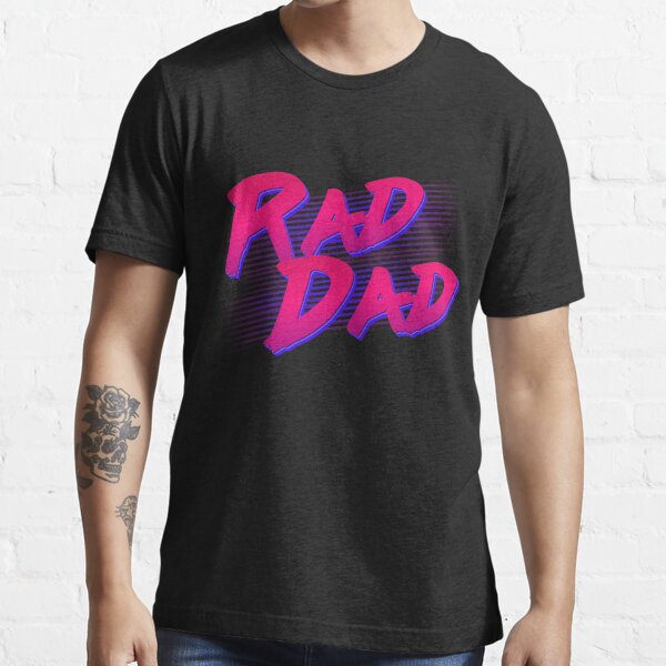 TooLoud Rad Dad Design Dark Muscle Shirt