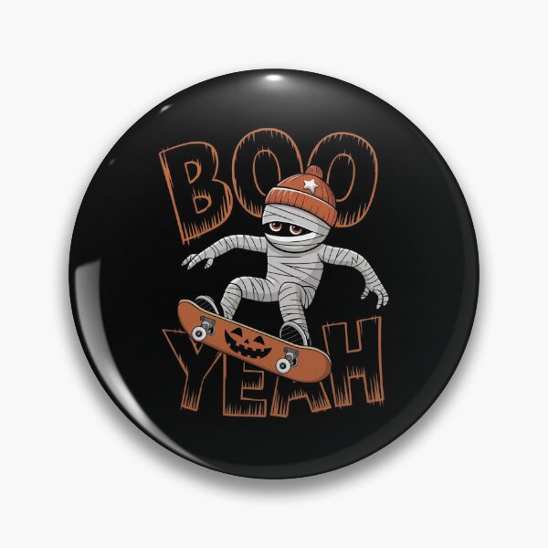 Item preview, BOO YEAH: Halloween Mummy Skateboarding Halloween Design designed and sold by Rio77 Styles.