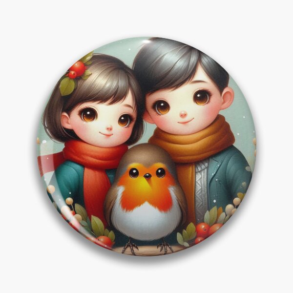 Item preview, Robin Bird with Family designed and sold by Azrora.