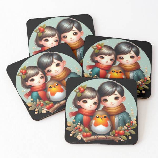 Item preview, Robin Bird with Family designed and sold by Azrora.