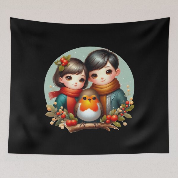 Item preview, Robin Bird with Family designed and sold by Azrora.