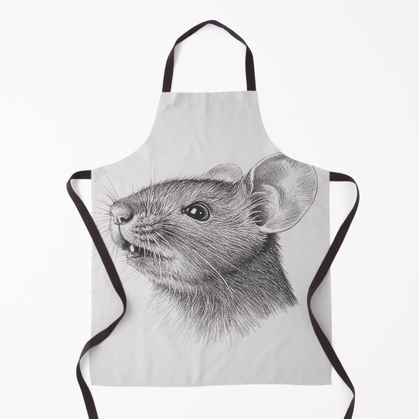 Item preview, Black and White Rat Pencil Drawing designed and sold by Pencil-Art.