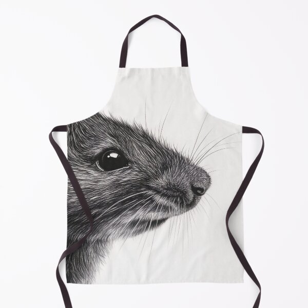 Item preview, Black and White Rat Pencil Drawing designed and sold by Pencil-Art.