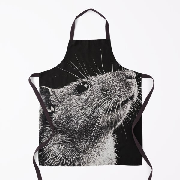Item preview, Black and White Rat Pencil Drawing designed and sold by Pencil-Art.
