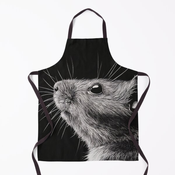 Item preview, Black and White Rat Pencil Drawing designed and sold by Pencil-Art.