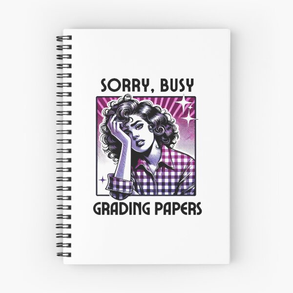 Item preview, Sorry, Busy Grading Papers | Funny Teacher Grading Papers | Funny Professor Grading Papers | Teacher Problems designed and sold by jadedscientist.