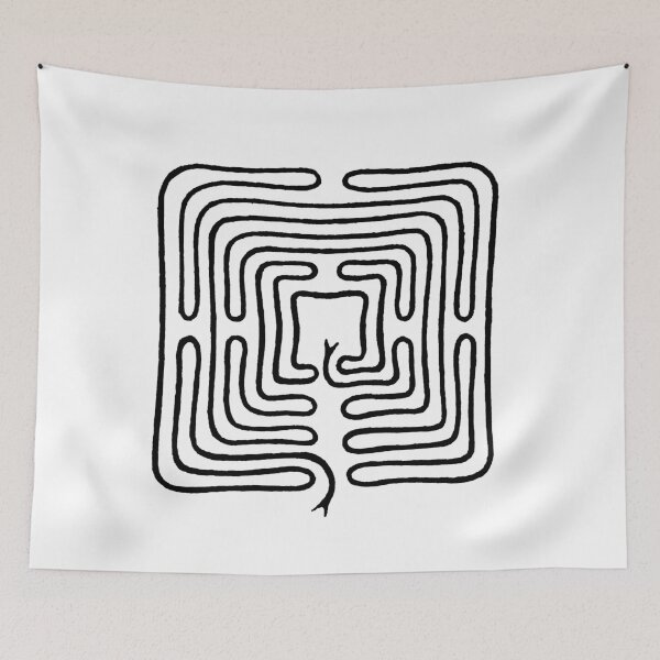 Item preview, Snake Maze Labyrinth. Mizmaze, St. Catherine's Hill, Winchester. Mazes and Labyrinths (1922) designed and sold by BERGULATOR.