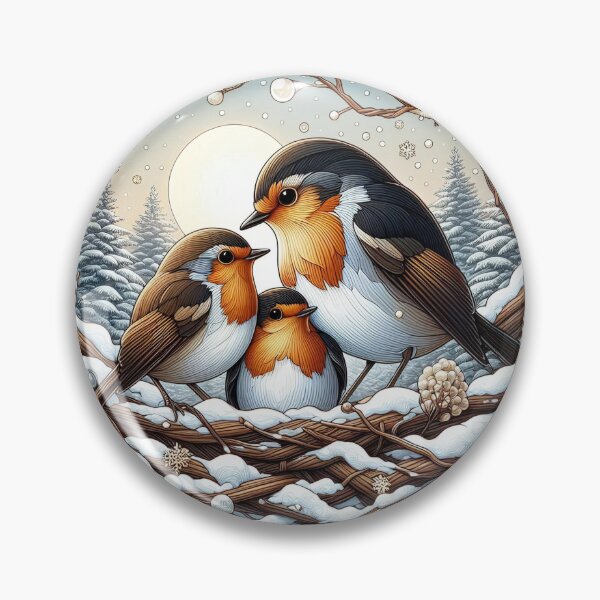 Item preview, Robin Bird with Family designed and sold by Azrora.