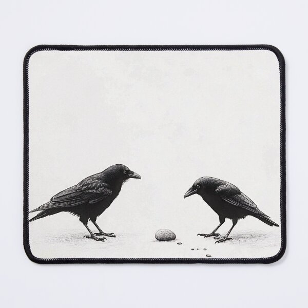 Item preview, Black and white Raven pencil drawing designed and sold by Pencil-Art.