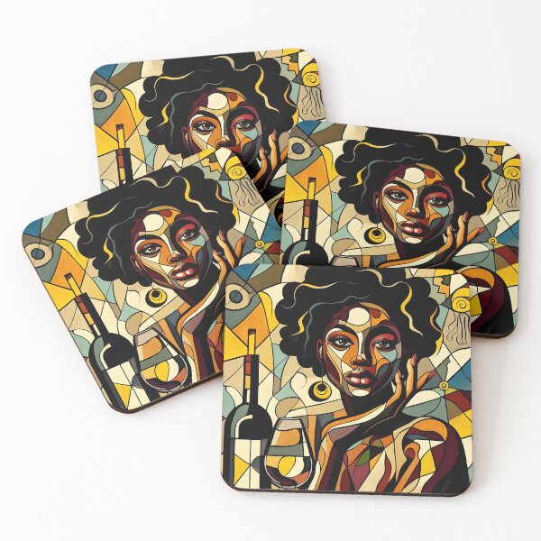 Item preview, Wine And Women Collection Cubism Art No:4 designed and sold by SofyaliArt.