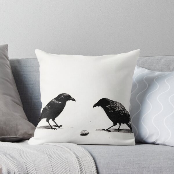 Item preview, Black and white Raven pencil drawing designed and sold by Pencil-Art.