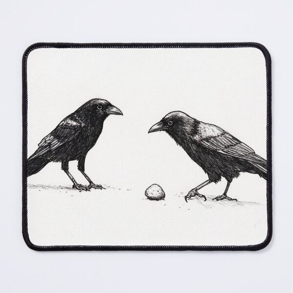Item preview, Black and white Raven pencil drawing designed and sold by Pencil-Art.