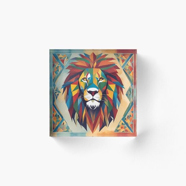 Item preview, Lion of Judah symmetry art designed and sold by RasTafariDesign.