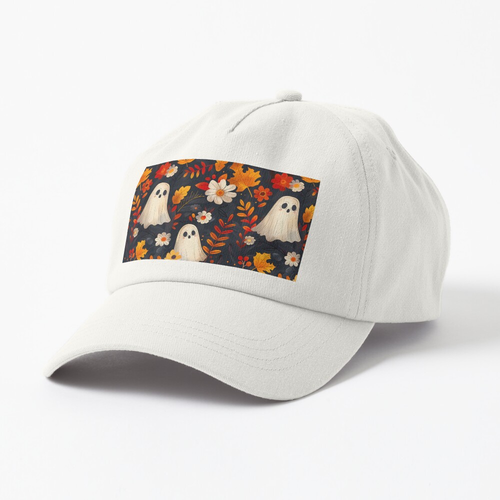 Dad Hat - Spooky Ghosts: Fall Leaves Edition