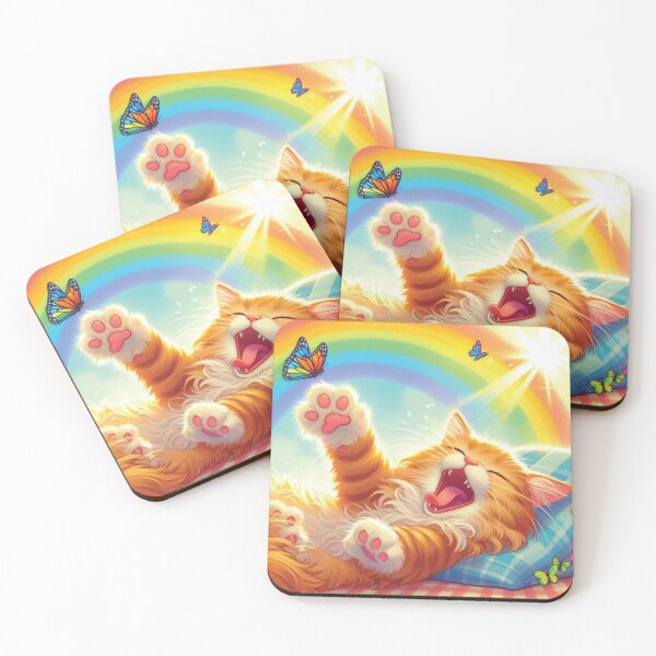 Item preview, Purrfect Day with a cat stretching designed and sold by Pyro-Store.