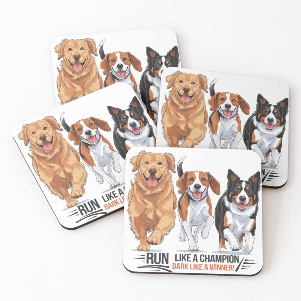 Item preview, Three Dogs Racing for Fun and Glory designed and sold by Petpixy.