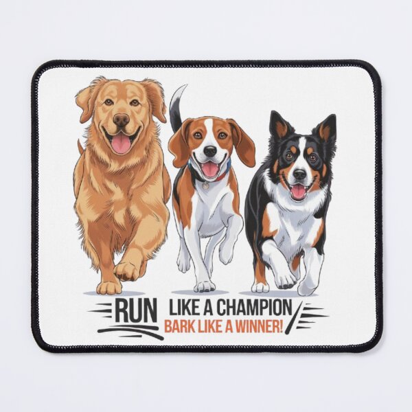 Item preview, Three Dogs Racing for Fun and Glory designed and sold by Petpixy.