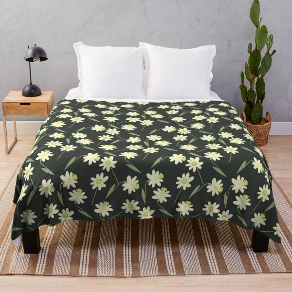 Item preview, Daffodil Flowers on black designed and sold by dottiedigitals.