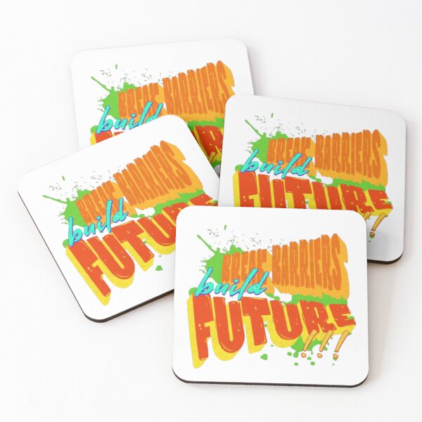 Item preview, Break Barriers Build Future – Empowering & Motivational Design designed and sold by Khadija406.