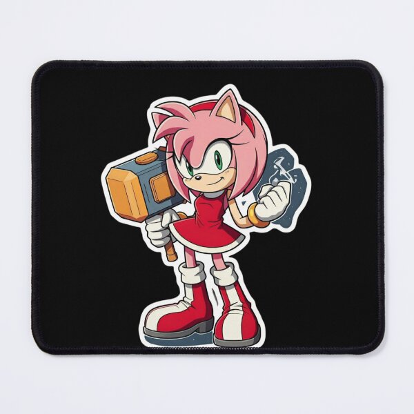 Artikelvorschau, Amy Rose Aufkleber Fanart entworfen und verkauft von lukscot.