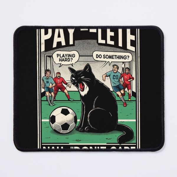 Item preview, Cat playing football #not designed and sold by LoveSports101.