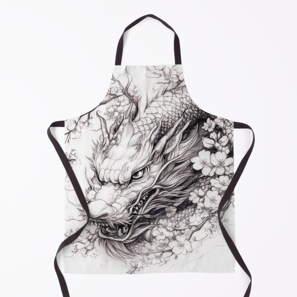 Item preview, Black and white Chinese Dragon designed and sold by Pencil-Art.