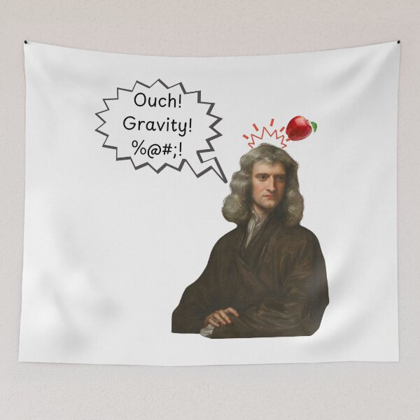 Item preview, Isaac Newton Apple and Gravity designed and sold by DoingMaths.
