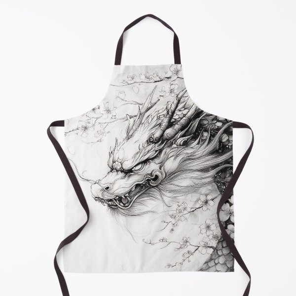 Item preview, Black and white Chinese Dragon designed and sold by Pencil-Art.