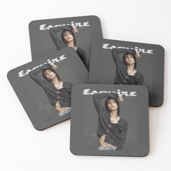 Item preview, Esquire hot Hyunjin Stray Kids (스트레이 키즈) IMAGE SKZ kpop ot8 designed and sold by Kpop-Noona.