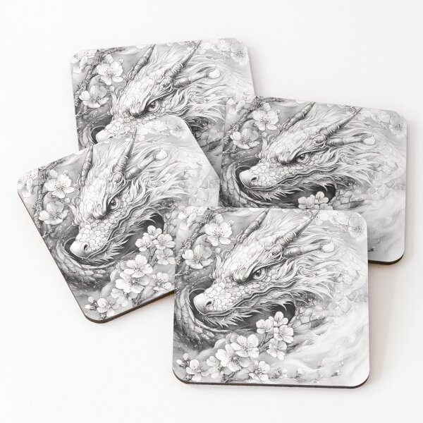 Item preview, Black and white Chinese Dragon designed and sold by Pencil-Art.